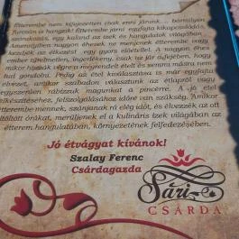Sári Csárda, Dunakiliti - Egyéb