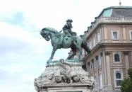 Savoyai Jenő herceg lovasszobra Budapest