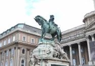 Savoyai Jenő herceg lovasszobra Budapest