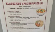 Sekrestyés Étterem & Cukrászda Budapest - Étlap/itallap
