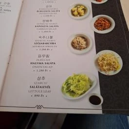 Seoul House Étterem, Budapest - Étlap/itallap