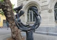 Solti György szobra Budapest