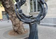 Solti György szobra Budapest