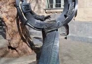 Solti György szobra Budapest