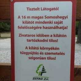 Somoshegyi kilátó, Balatonberény - Egyéb