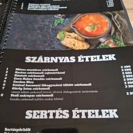 Stefano & Mamut Ételbár & Kávézó, Polgárdi - Étlap/itallap