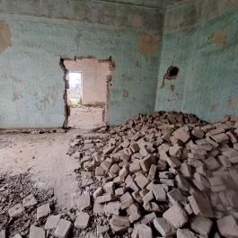 Strasszer-kastély romjai Igar - Belső