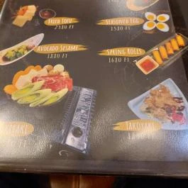 Sushi Ocean Budapest - Étlap/itallap