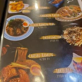 Sushi Ocean Budapest - Étlap/itallap