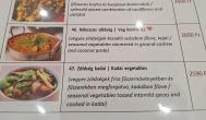 Swaad Baross Indiai Etterem Budapest - Étlap/itallap