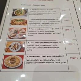 Swaad Baross Indiai Etterem, Budapest - Étlap/itallap