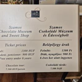 Szamos Csokoládé Múzeum, Budapest - Egyéb