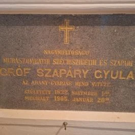 Szapáry-kápolna Tiszabura - Egyéb
