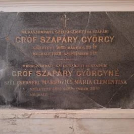 Szapáry-kápolna Tiszabura - Egyéb