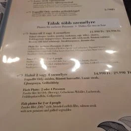 Szász Söröző & Étterem, Szekszárd - Étlap/itallap