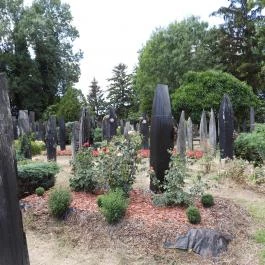 Szatmárcsekei csónakos fejfás református temető Szatmárcseke - Külső kép