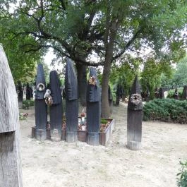 Szatmárcsekei csónakos fejfás református temető Szatmárcseke - Külső kép