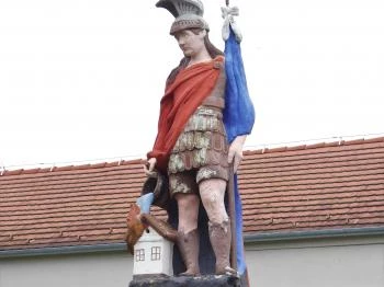 Szent Flórián szobor Mohács