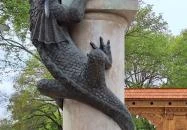 Szent György-szobor Fehérgyarmat