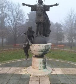 Szent István és Boldog Gizella szobra 