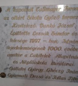 Szent István kápolna