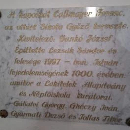 Szent István kápolna Lakitelek - Egyéb