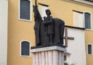 Szent István király lovasszobra Gyöngyös