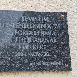 Szent István király templom, Csikéria - Egyéb