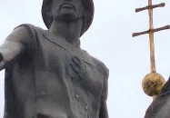 Szent István lovas szobra Tab