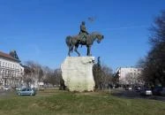 Szent István-lovasszobor Makó