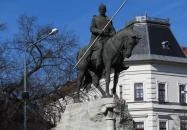 Szent István-lovasszobor Makó