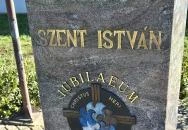 Szent István mellszobra Szil
