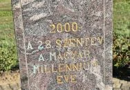 Szent István mellszobra Szil