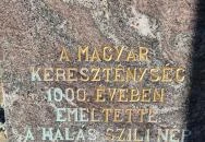 Szent István mellszobra Szil