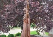 Szent István-szobor Alsómocsolád