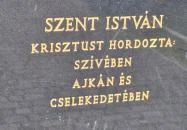 Szent István szobor Szany