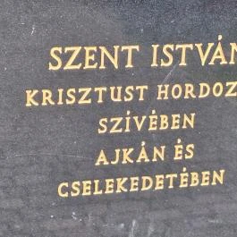 Szent István szobor Szany - Egyéb