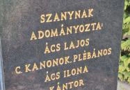 Szent István szobor Szany