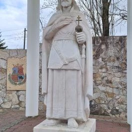 Szent István-szobor Ásotthalom - Külső kép