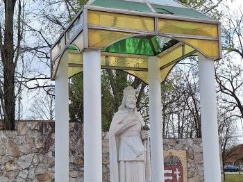 Szent István-szobor Ásotthalom