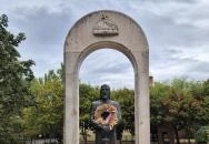 Szent István szobor Aba