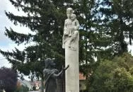 Szent István Szűz Mária kegyeibe ajánlja Magyarországot Bakonyszentkirály