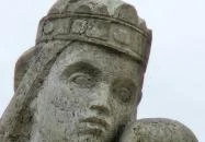 Szent István Szűz Mária kegyeibe ajánlja Magyarországot Bakonyszentkirály