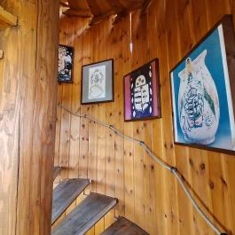 Szent Korona kilátó Kisgyőr - Belső