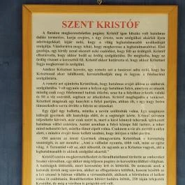 Szent Kristóf kápolna, Szirák - Egyéb