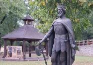 Szent László szobra Sümeg