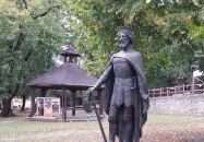 Szent László szobra Sümeg