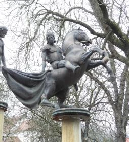 Szent Márton & a koldus szobor