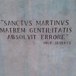 Szent Márton megkereszteli Édesanyját szobor, Szombathely - Egyéb