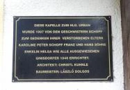 Szent Orbán-kápolna Nemesmedves